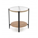 Стол журнальный HALMAR KAMALA S натуральный/черный